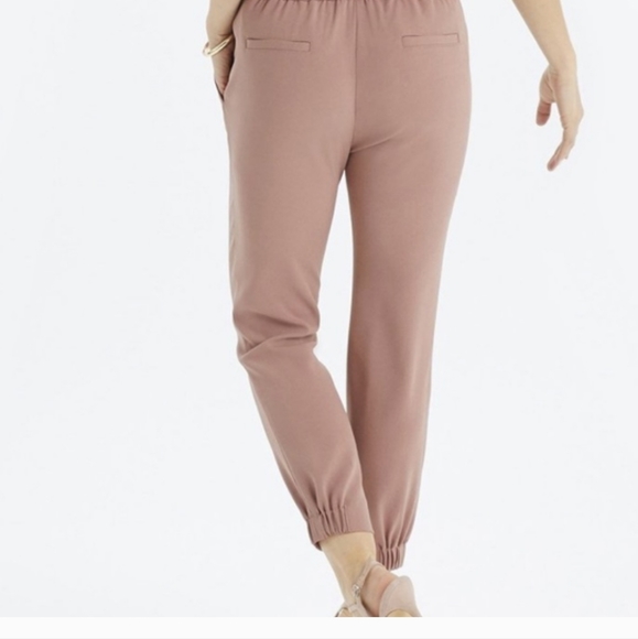 R Label The Reset Modern Crepe Jogger Pants - Soft Clay Mauve - Large - Picture 5 of 13
